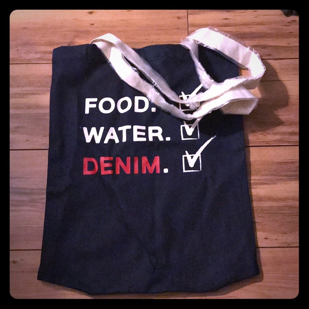 Denim tote bag